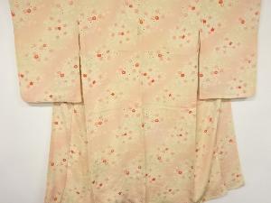 アンティーク　錦紗梅に菊・紅葉模様長襦袢